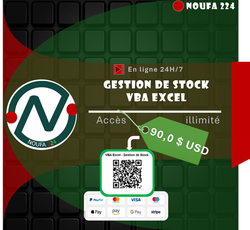 VBA Excel : Gestion des Stocks